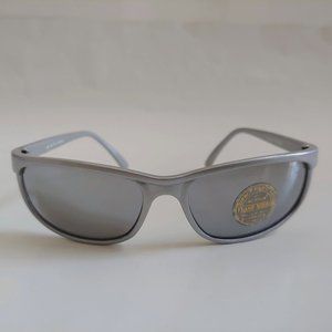 NWT TruVintage 90's Kids Nylon 8 Base Wrap around Smoke Mirrored Sunglasses